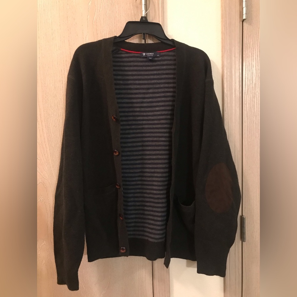 Daniel Cremieux olive green Cardigan Sweater